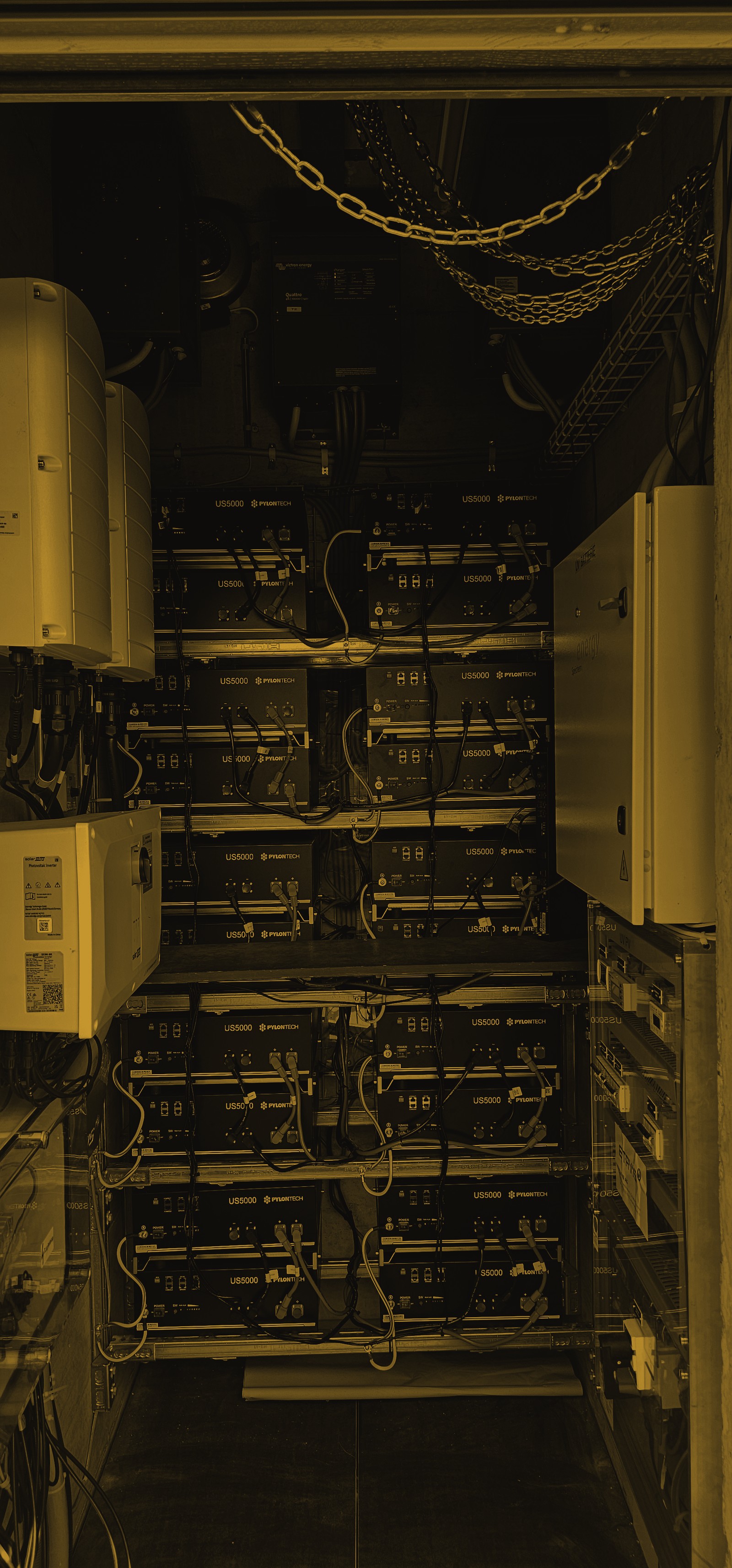Neu installiertes Batteriesystem in Winterthur